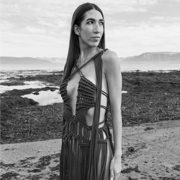 Original GoodVibeGoda Handmade Macramé Rope Dress - Picture 6 of 16